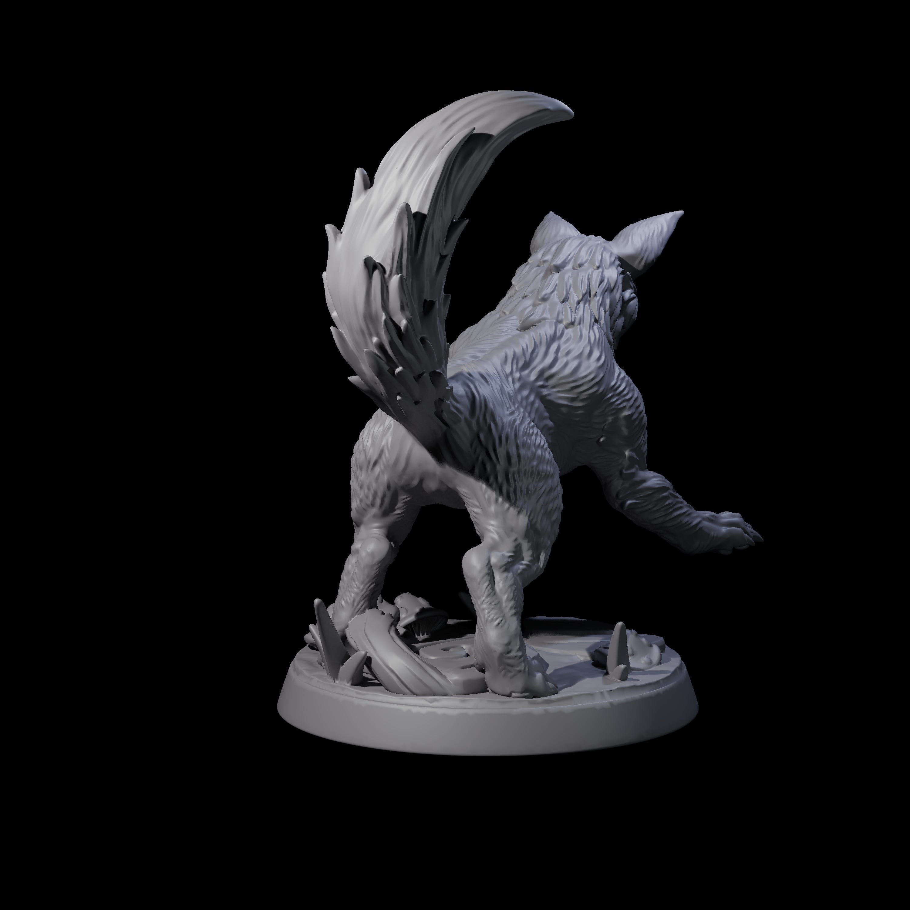 Four Playful Foxes Miniature for Dungeons and Dragons, Pathfinder or other TTRPGs