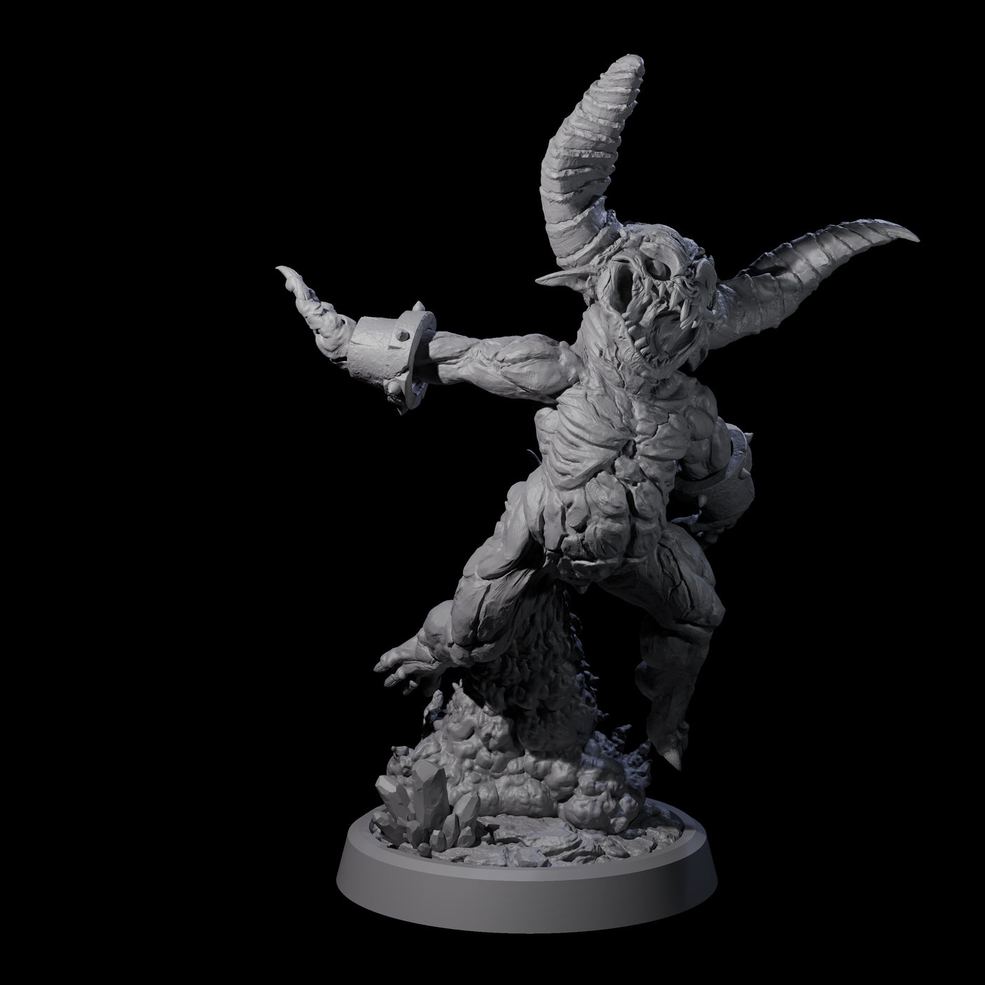 Four Poop Flinging Imps Miniature for Dungeons and Dragons, Pathfinder or other TTRPGs