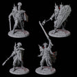 Four Powerful Legion Archons Miniature for Dungeons and Dragons, Pathfinder or other TTRPGs