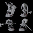Four Powerful Nosferatu Overlords Miniature for Dungeons and Dragons, Pathfinder or other TTRPGs