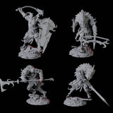 Four Powerful Nosferatu Overlords Miniature for Dungeons and Dragons, Pathfinder or other TTRPGs