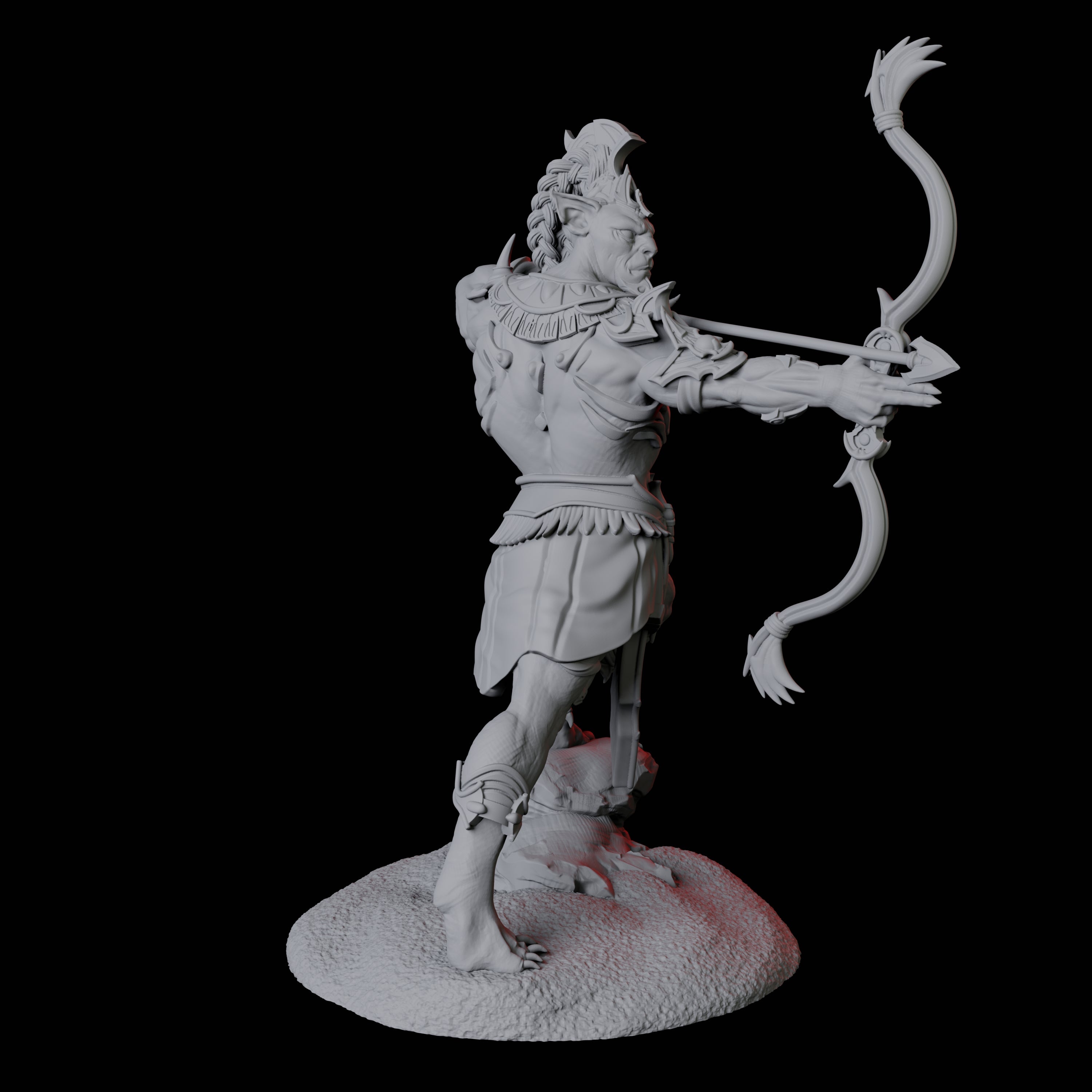 Four Powerful Tabaxi Warriors Miniature for Dungeons and Dragons, Pathfinder or other TTRPGs