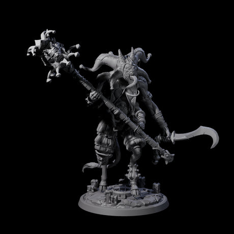 Four Prancing Jester Goristro Brutes Miniature for Dungeons and Dragons, Pathfinder or other TTRPGs