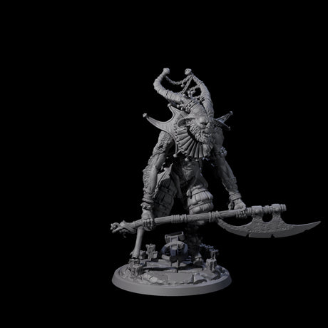 Four Prancing Jester Goristro Brutes Miniature for Dungeons and Dragons, Pathfinder or other TTRPGs