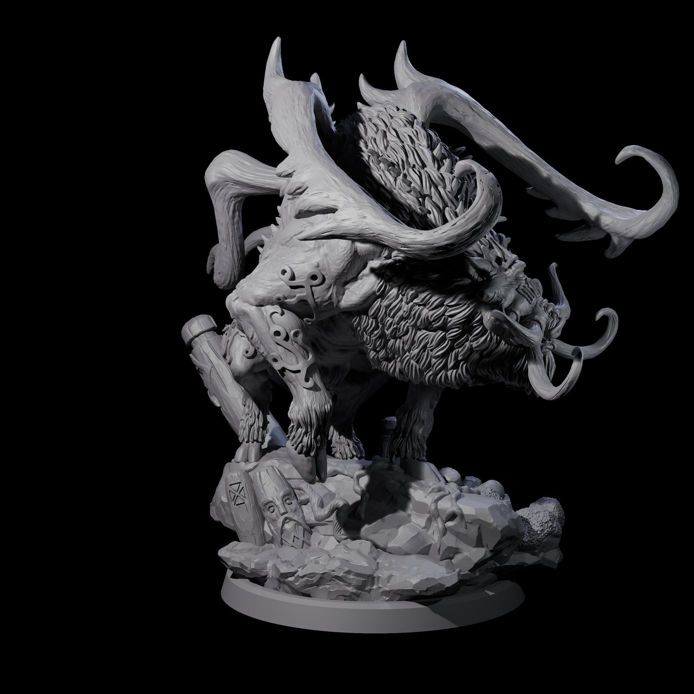Four Primal Forest Beasts of the Green Wastes Miniature for Dungeons and Dragons, Pathfinder or other TTRPGs