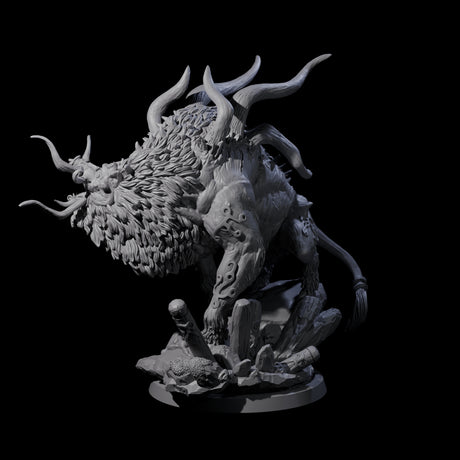 Four Primal Forest Beasts of the Green Wastes Miniature for Dungeons and Dragons, Pathfinder or other TTRPGs