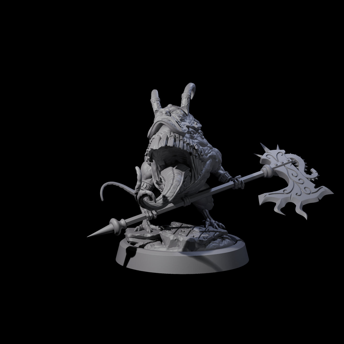 Four Putrid Otyugh Aberrations Miniature for Dungeons and Dragons, Pathfinder or other TTRPGs
