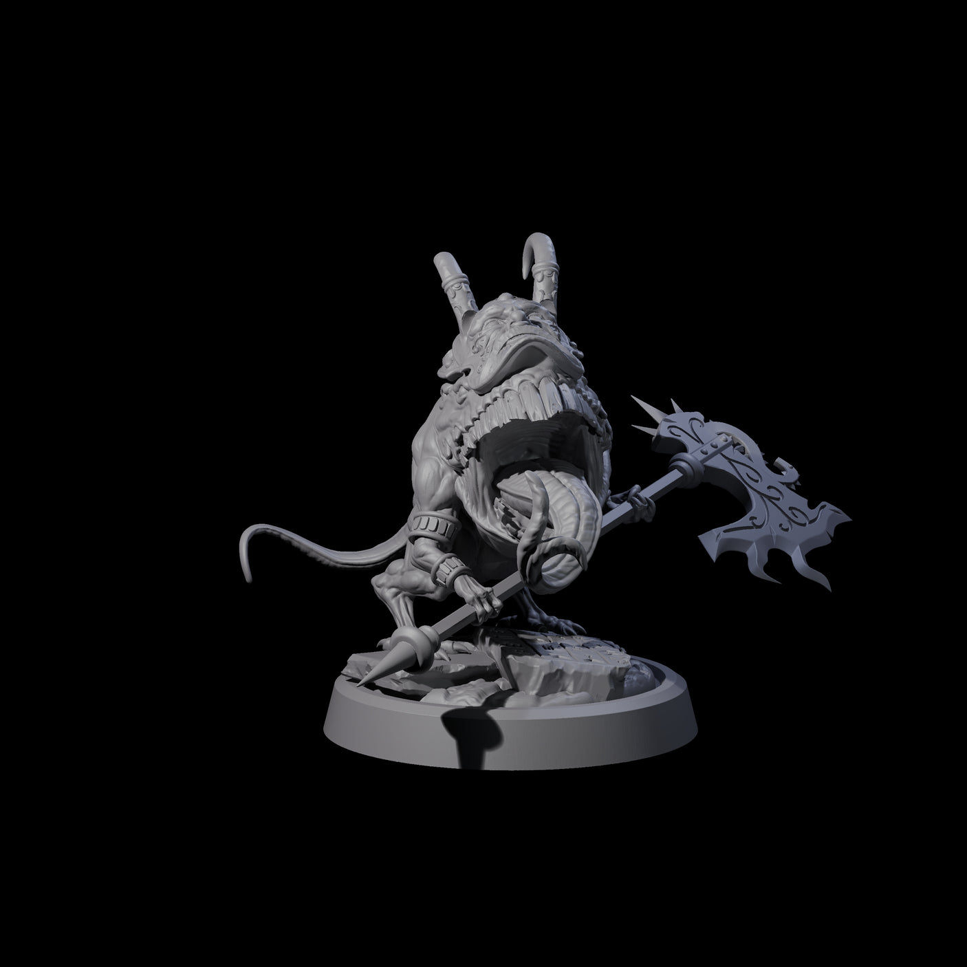 Four Putrid Otyugh Aberrations Miniature for Dungeons and Dragons, Pathfinder or other TTRPGs