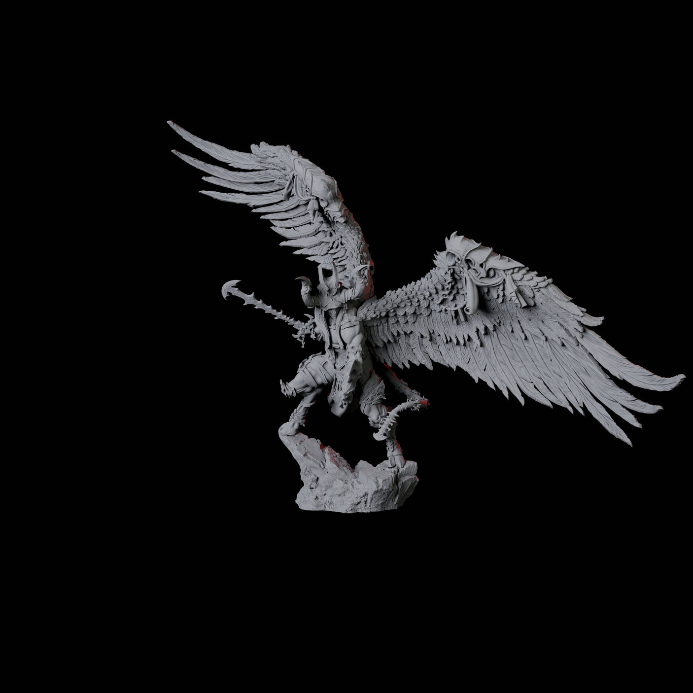 Four Raging Brimoraks Miniature for Dungeons and Dragons, Pathfinder or other TTRPGs