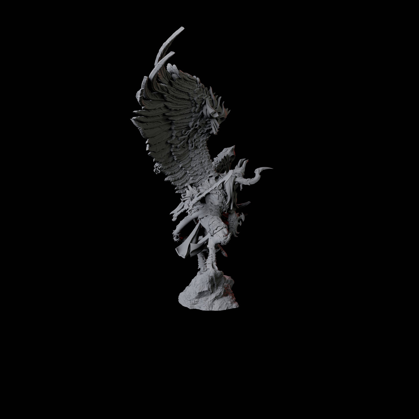 Four Raging Brimoraks Miniature for Dungeons and Dragons, Pathfinder or other TTRPGs
