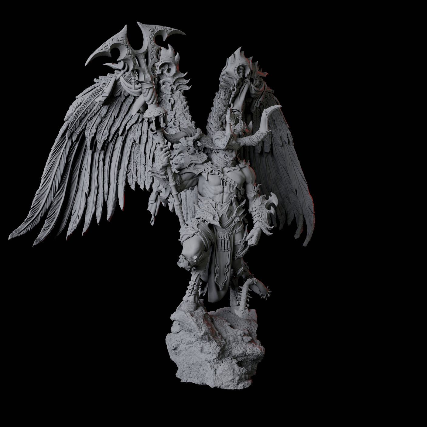 Four Raging Brimoraks Miniature for Dungeons and Dragons, Pathfinder or other TTRPGs