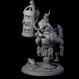 Four Raging Cyclops Miniature for Dungeons and Dragons, Pathfinder or other TTRPGs