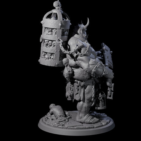 Four Raging Cyclops Miniature for Dungeons and Dragons, Pathfinder or other TTRPGs