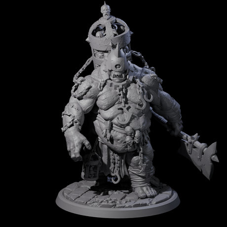 Four Raging Cyclops Miniature for Dungeons and Dragons, Pathfinder or other TTRPGs