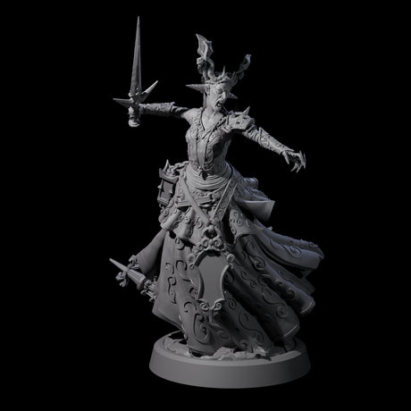 Four Raging Warblade Succubi Miniature for Dungeons and Dragons, Pathfinder or other TTRPGs