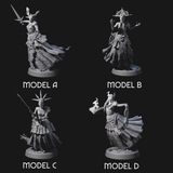 Four Raging Warblade Succubi Miniature for Dungeons and Dragons, Pathfinder or other TTRPGs