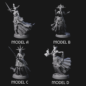 Four Raging Warblade Succubi Miniature for Dungeons and Dragons, Pathfinder or other TTRPGs