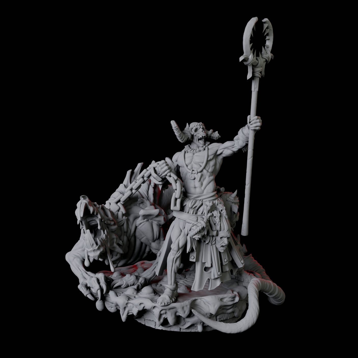 Four Rat Worshipping Zealots Miniature for Dungeons and Dragons, Pathfinder or other TTRPGs