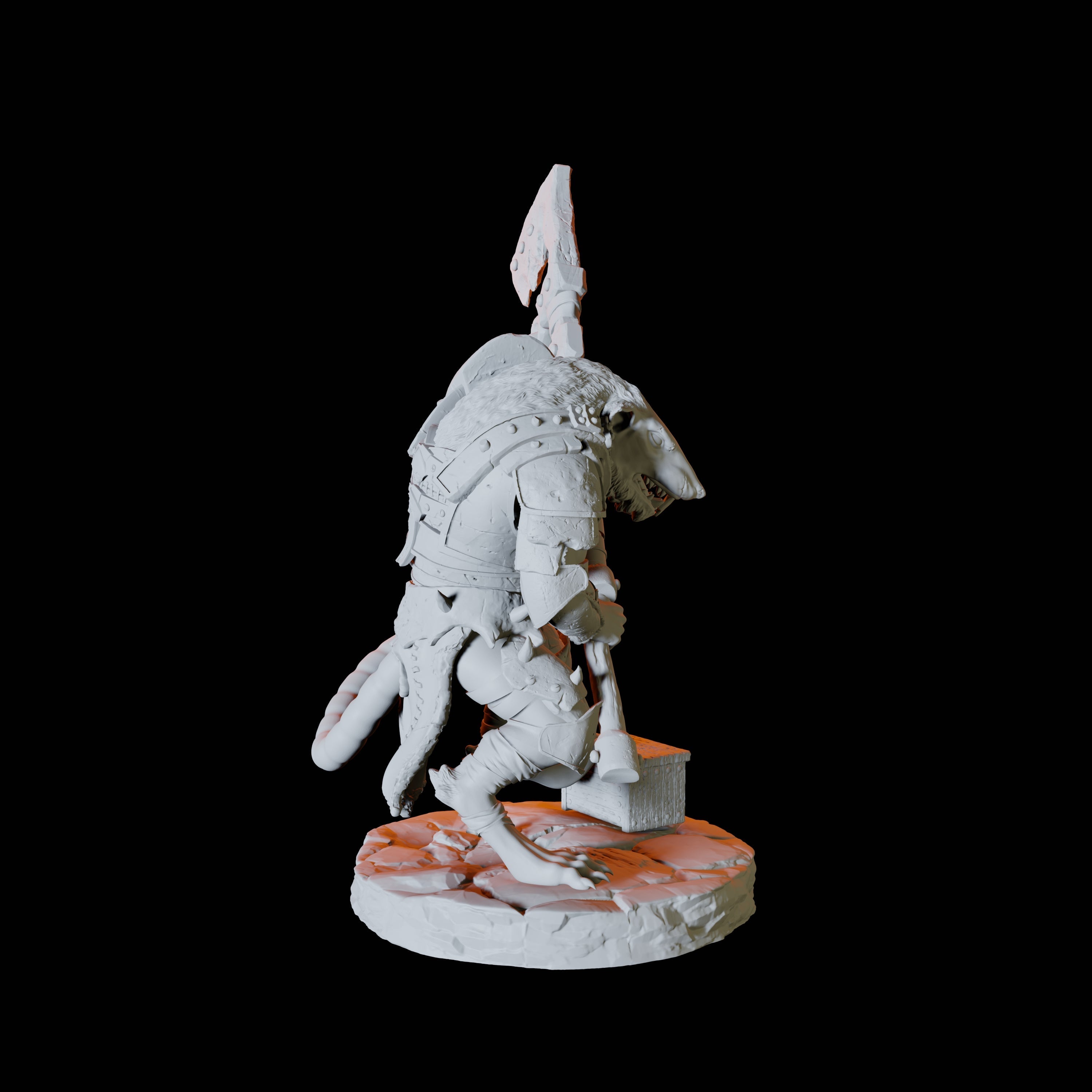 Four Ratfolk Scouts Miniature for Dungeons and Dragons, Pathfinder or other TTRPGs