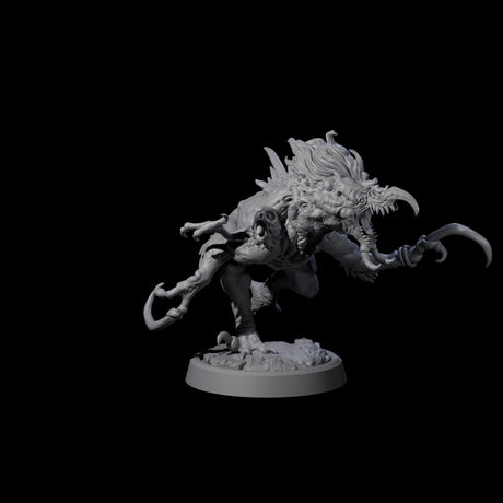 Four Ravaged Axe Beak Beasts Miniature for Dungeons and Dragons, Pathfinder or other TTRPGs