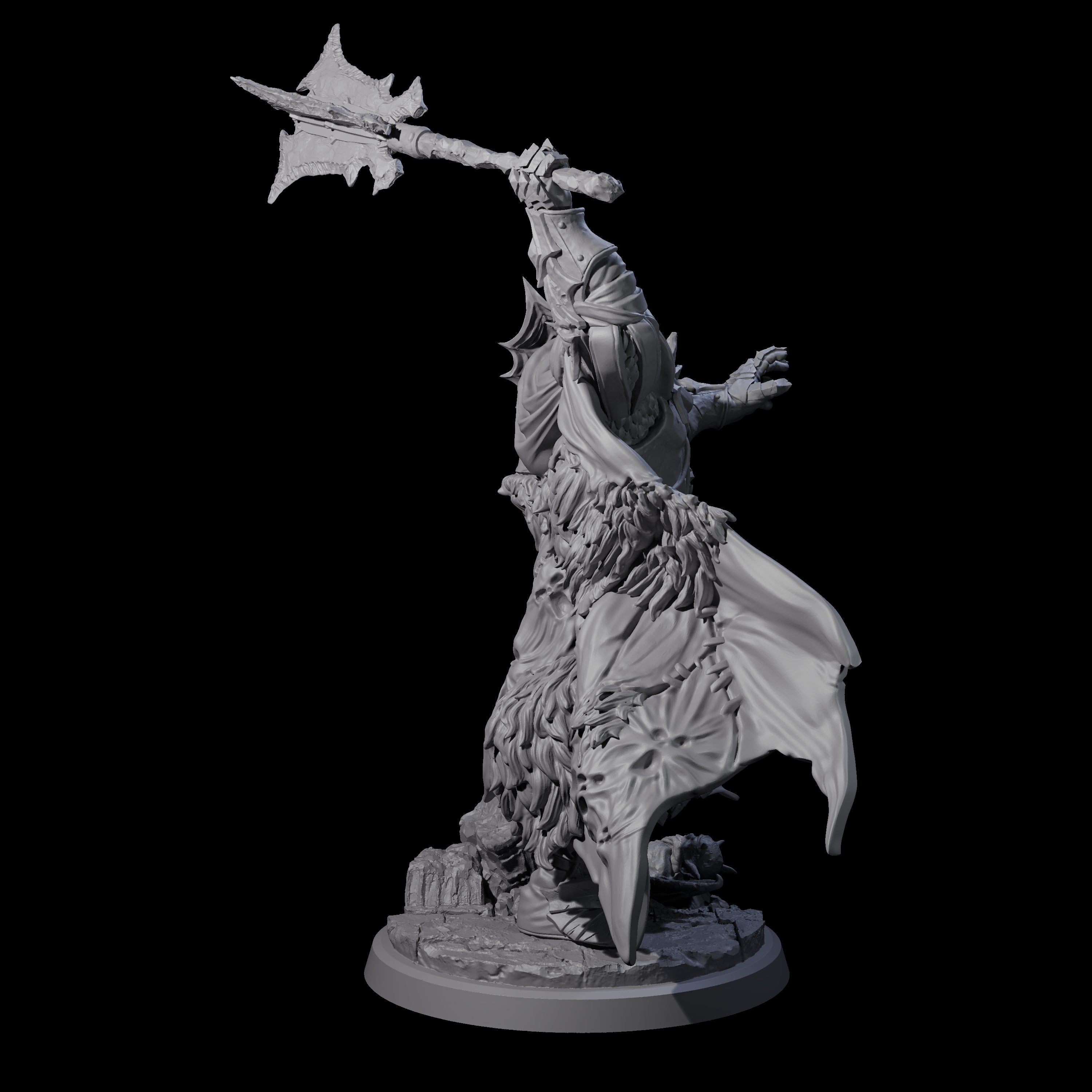 Four Risen Death Knights Miniature for Dungeons and Dragons, Pathfinder or other TTRPGs