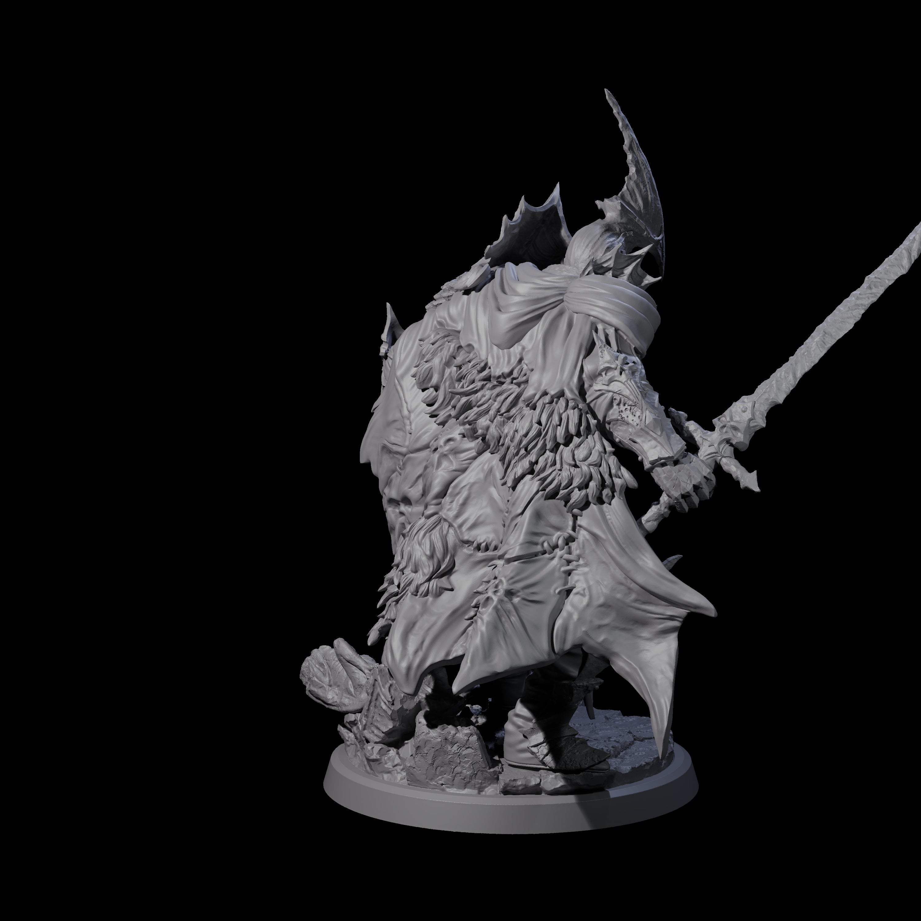Four Risen Death Knights Miniature for Dungeons and Dragons, Pathfinder or other TTRPGs