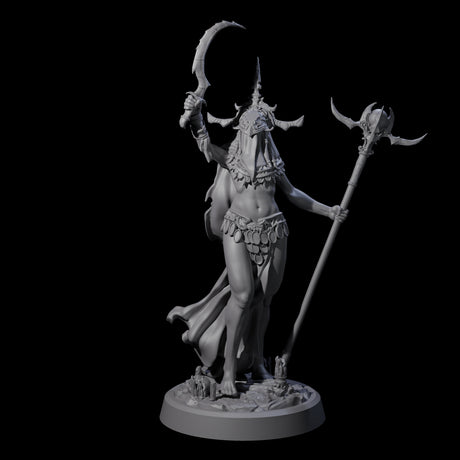 Four Ritualistic Cultists Miniature for Dungeons and Dragons, Pathfinder or other TTRPGs