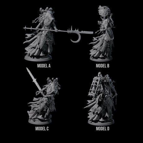 Four Roaming Darvakkas Miniature for Dungeons and Dragons, Pathfinder or other TTRPGs