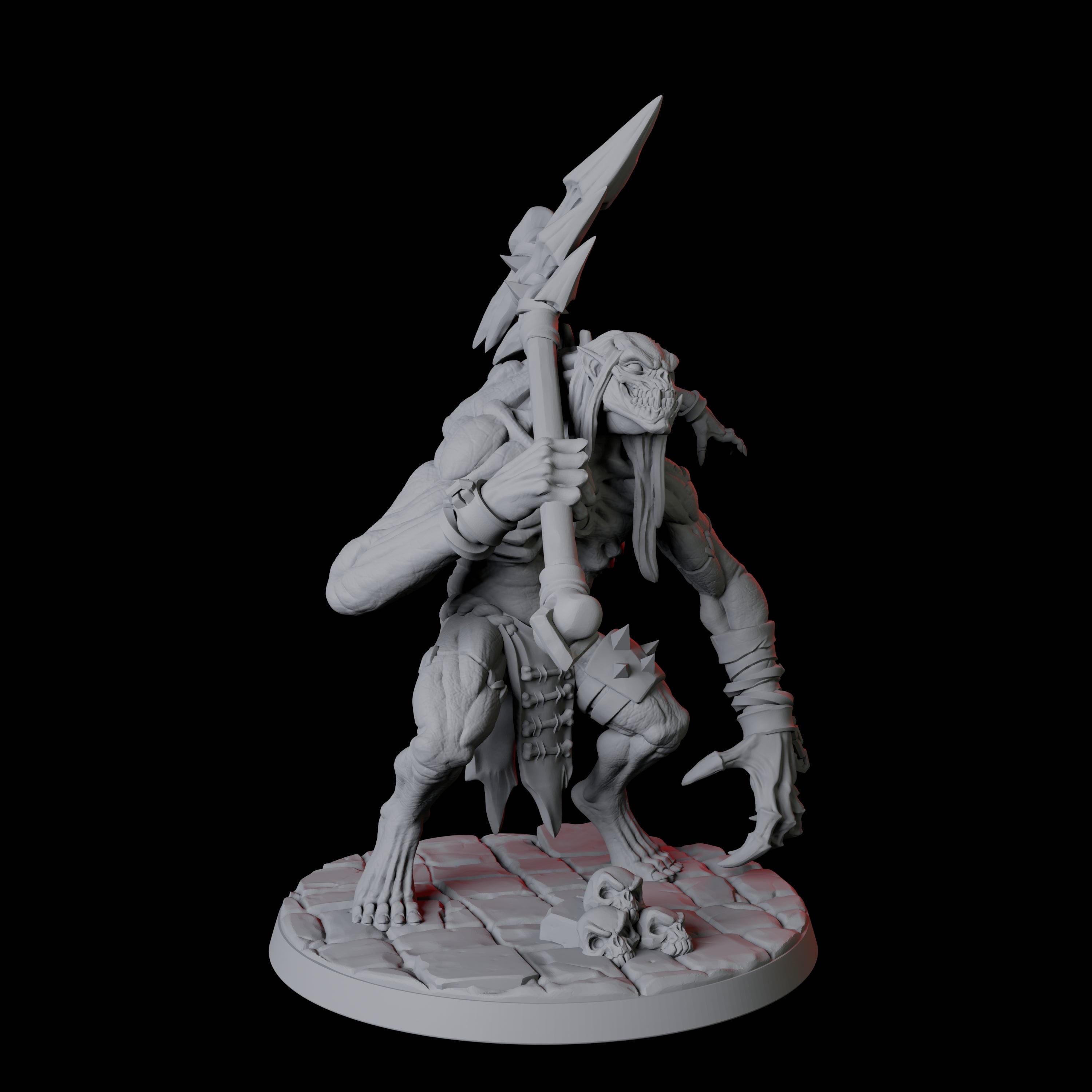 Four Roaming Ghasts Miniature for Dungeons and Dragons, Pathfinder or other TTRPGs