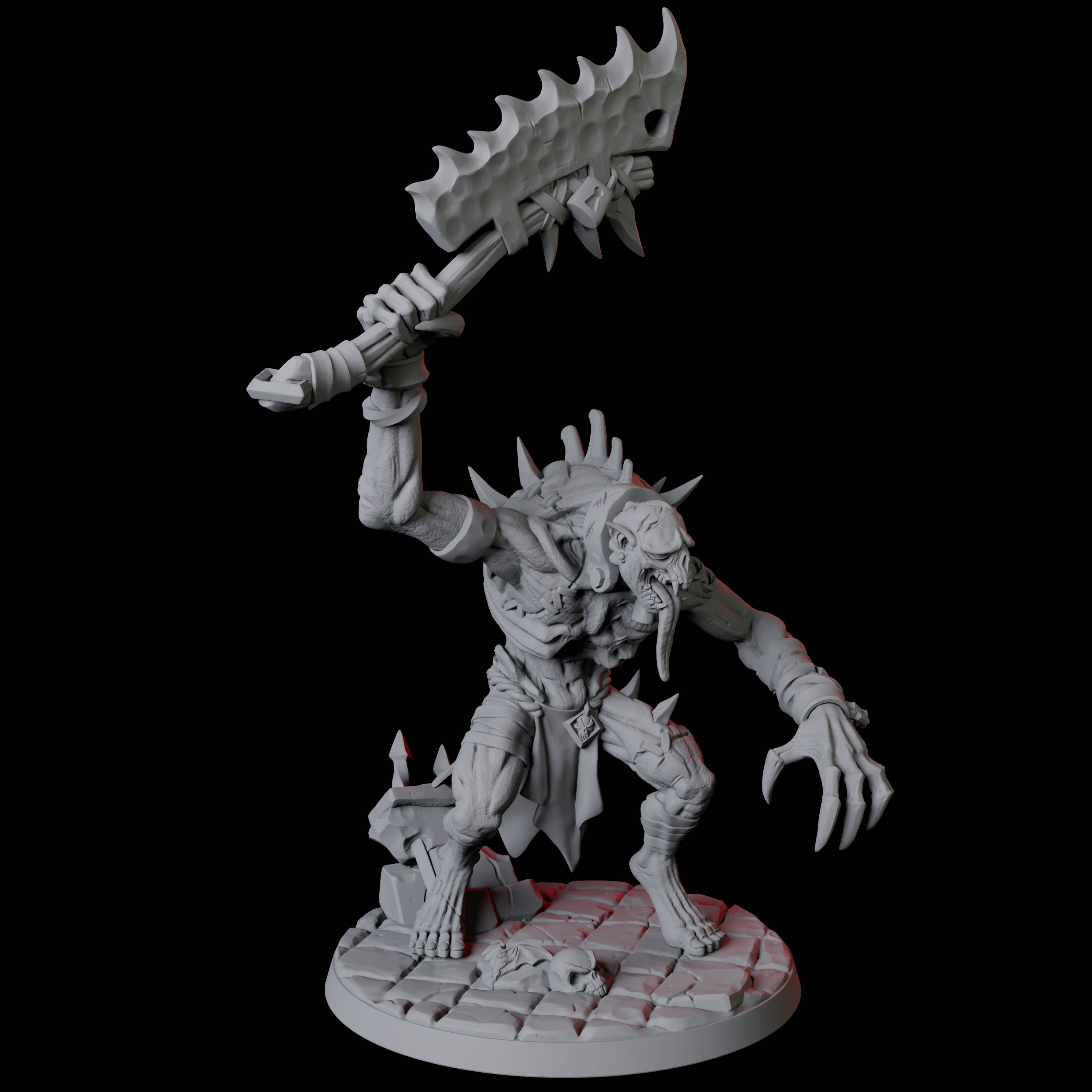 Four Roaming Ghasts Miniature for Dungeons and Dragons, Pathfinder or other TTRPGs