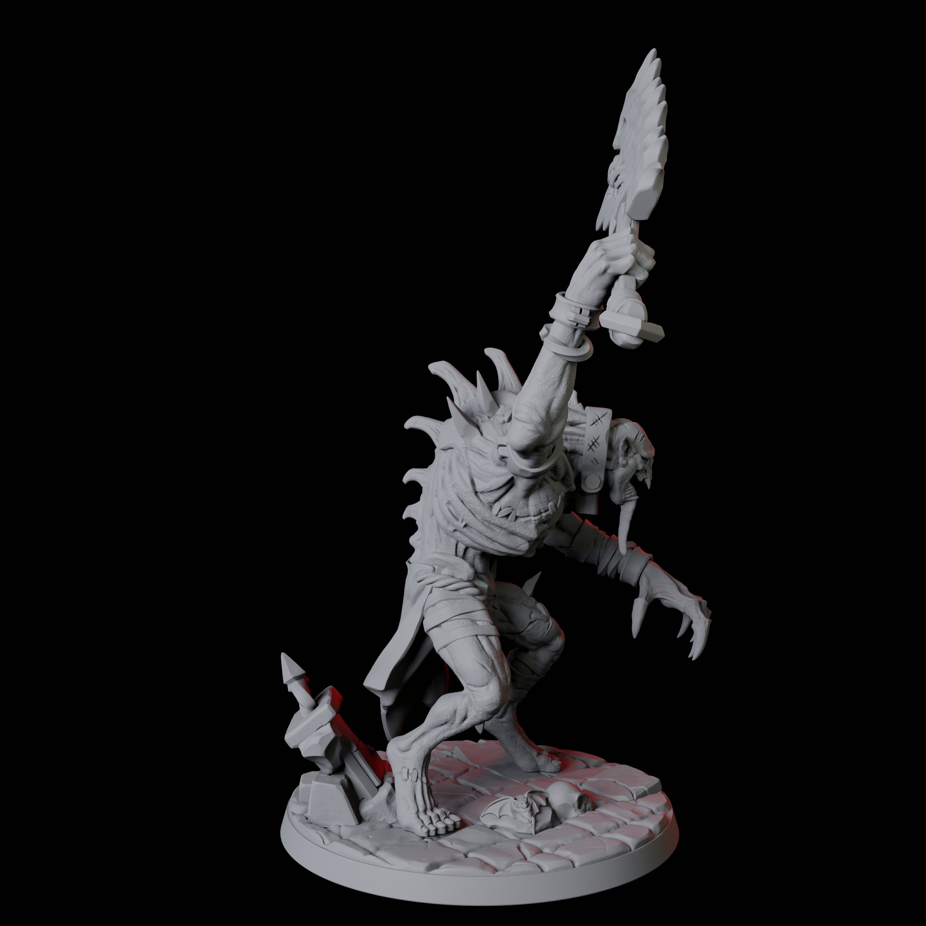 Four Roaming Ghasts Miniature for Dungeons and Dragons, Pathfinder or other TTRPGs