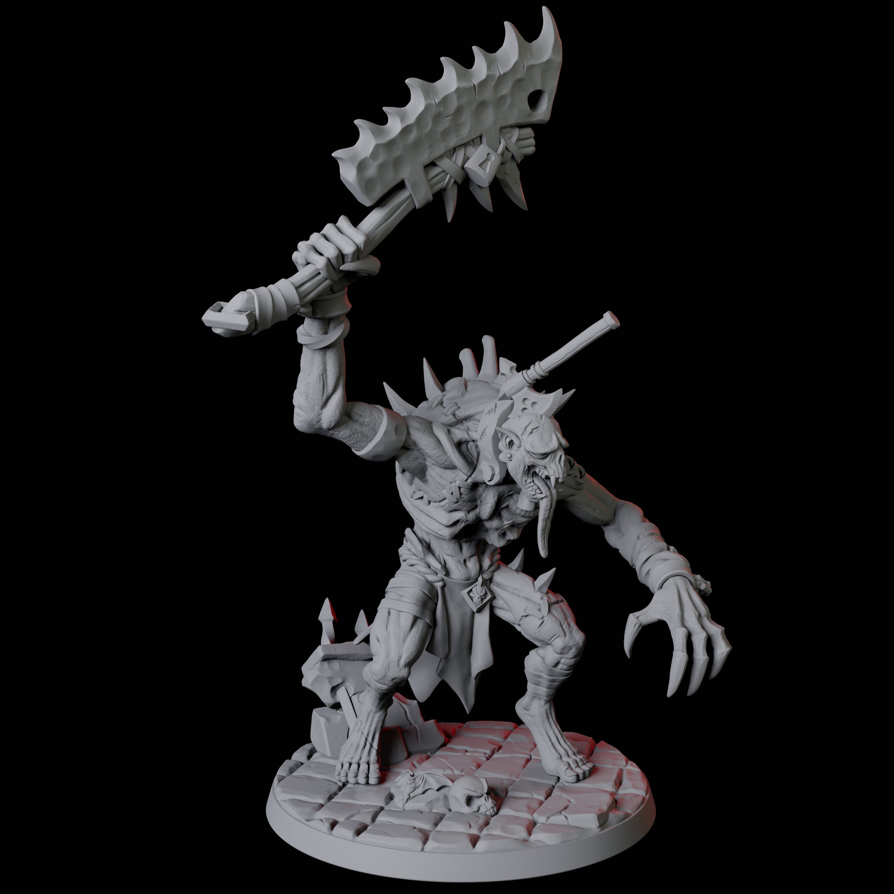 Four Roaming Ghasts Miniature for Dungeons and Dragons, Pathfinder or other TTRPGs