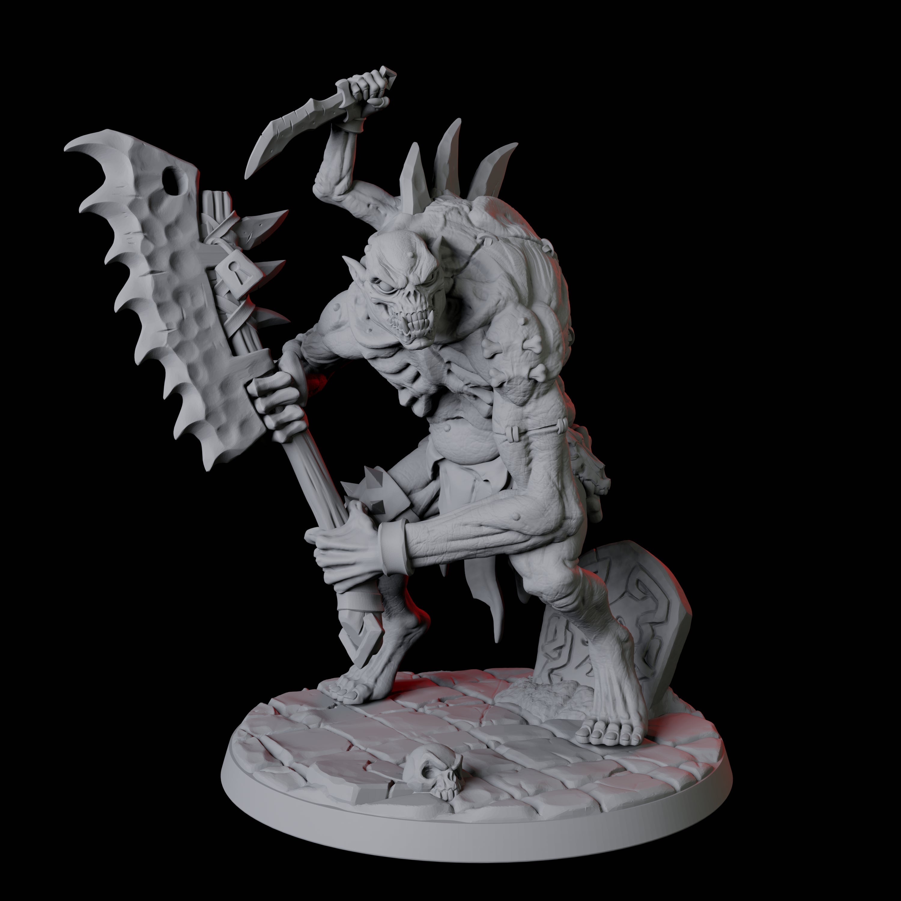 Four Roaming Ghasts Miniature for Dungeons and Dragons, Pathfinder or other TTRPGs