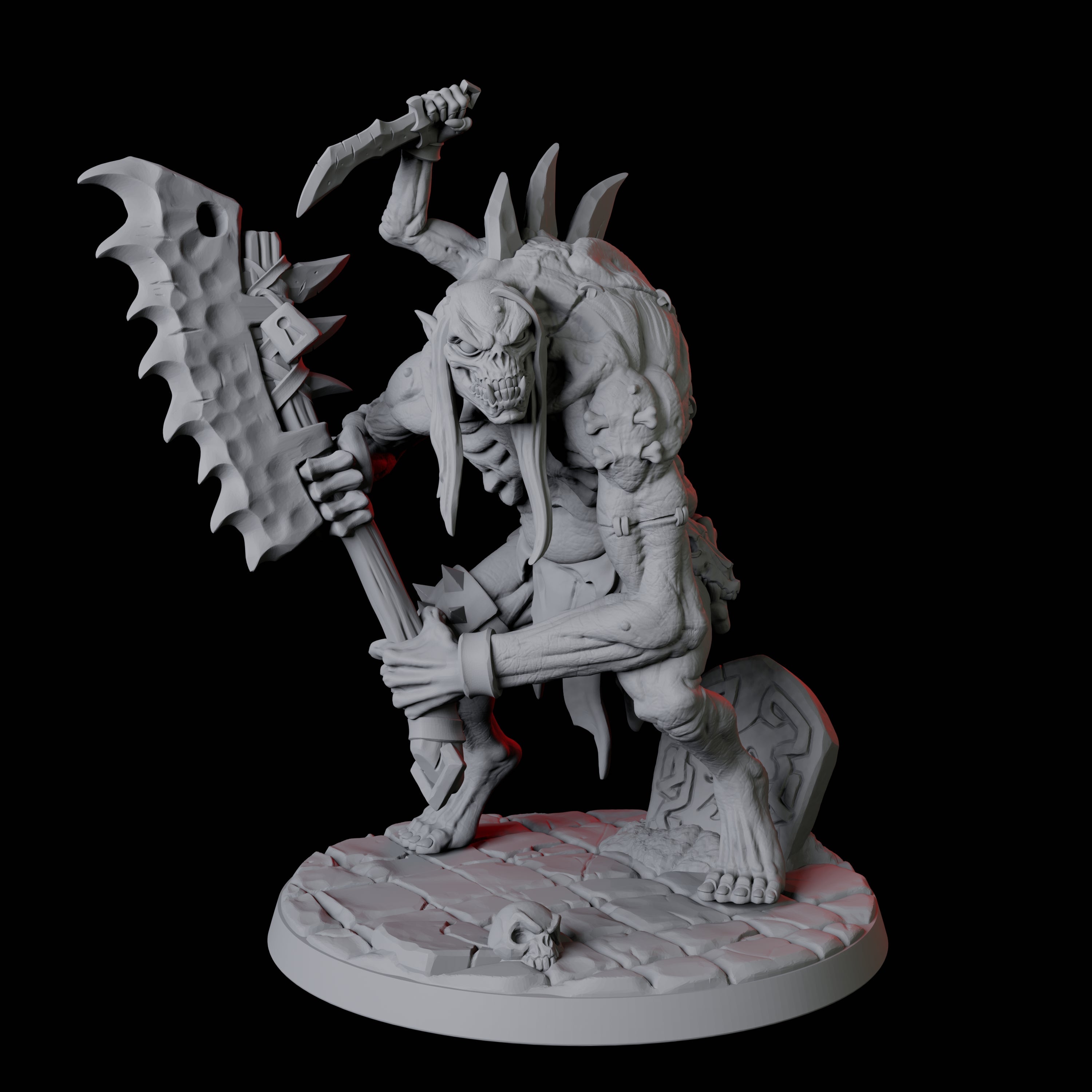 Four Roaming Ghasts Miniature for Dungeons and Dragons, Pathfinder or other TTRPGs