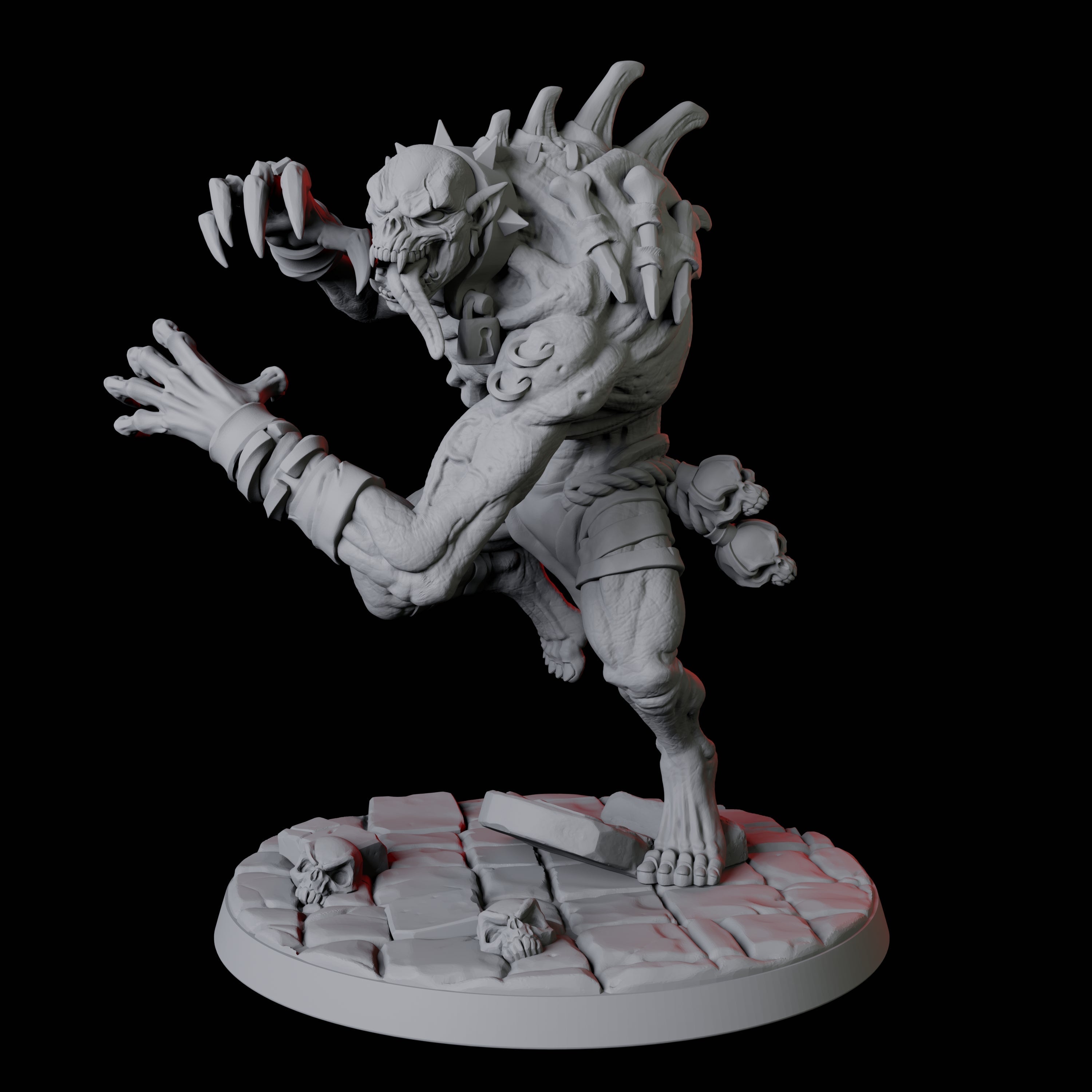 Four Roaming Ghasts Miniature for Dungeons and Dragons, Pathfinder or other TTRPGs