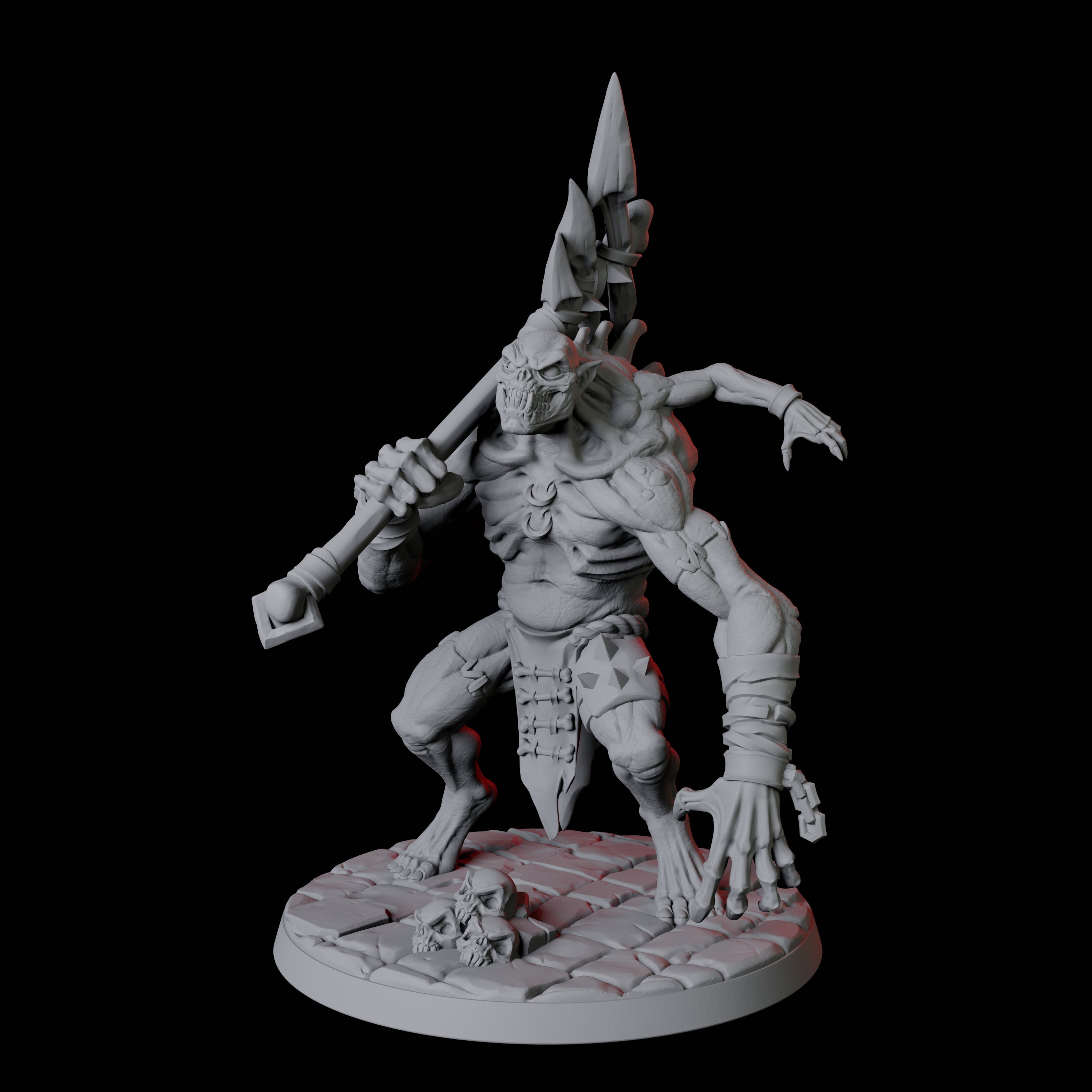 Four Roaming Ghasts Miniature for Dungeons and Dragons, Pathfinder or other TTRPGs