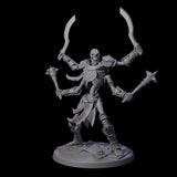 Four Roaming Skeletal Hulks Miniature for Dungeons and Dragons, Pathfinder or other TTRPGs