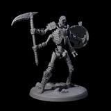 Four Roaming Skeletal Hulks Miniature for Dungeons and Dragons, Pathfinder or other TTRPGs