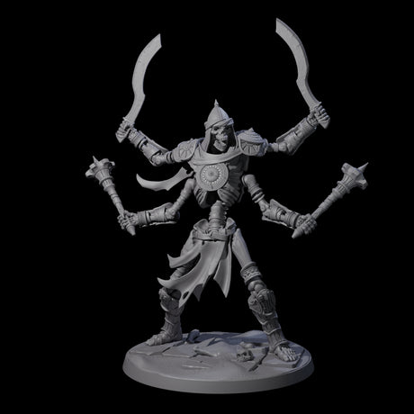Four Roaming Skeletal Hulks Miniature for Dungeons and Dragons, Pathfinder or other TTRPGs