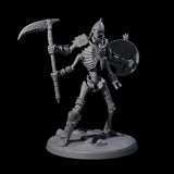 Four Roaming Skeletal Hulks Miniature for Dungeons and Dragons, Pathfinder or other TTRPGs