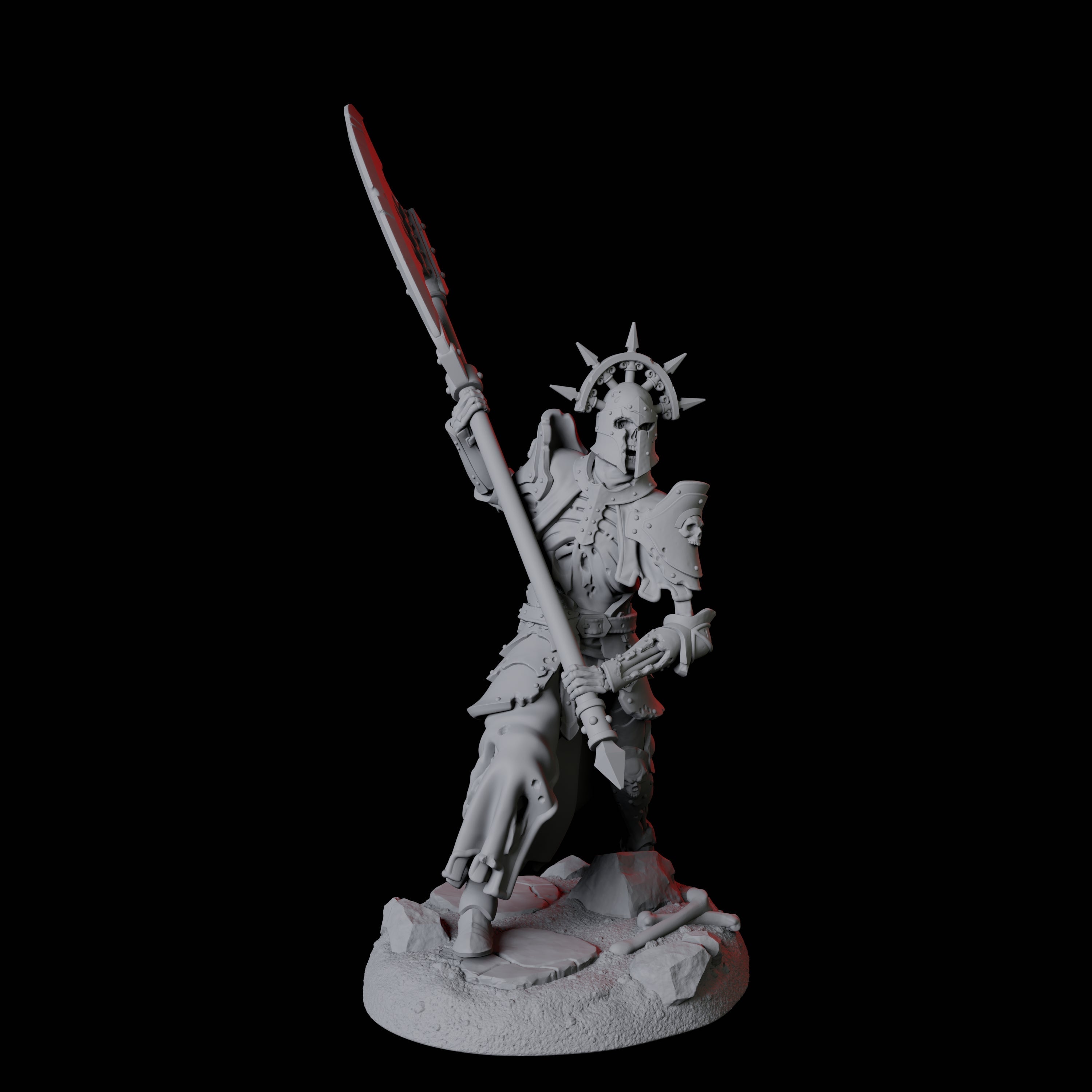 Four Roaming Undead Warriors Miniature for Dungeons and Dragons, Pathfinder or other TTRPGs