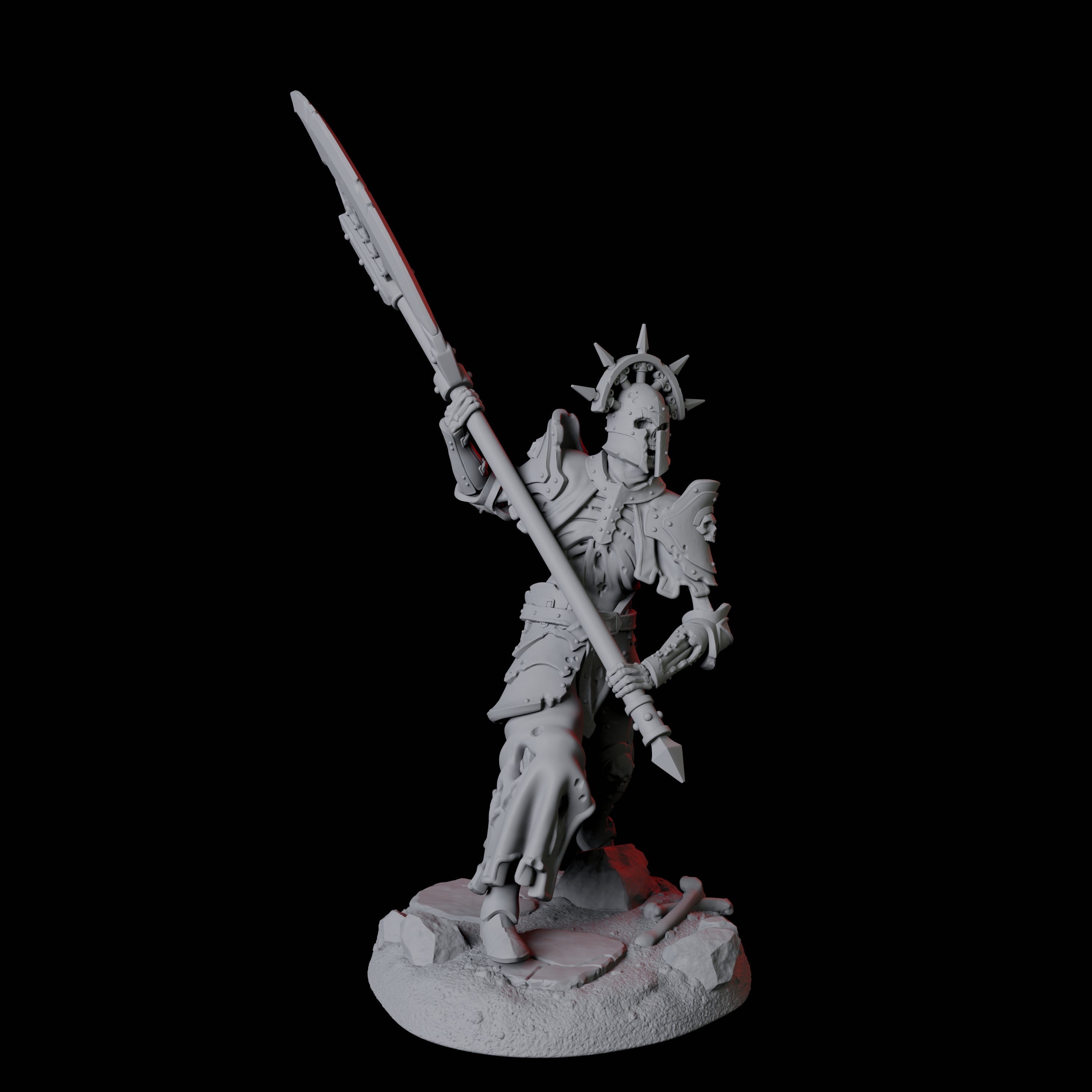 Four Roaming Undead Warriors Miniature for Dungeons and Dragons, Pathfinder or other TTRPGs