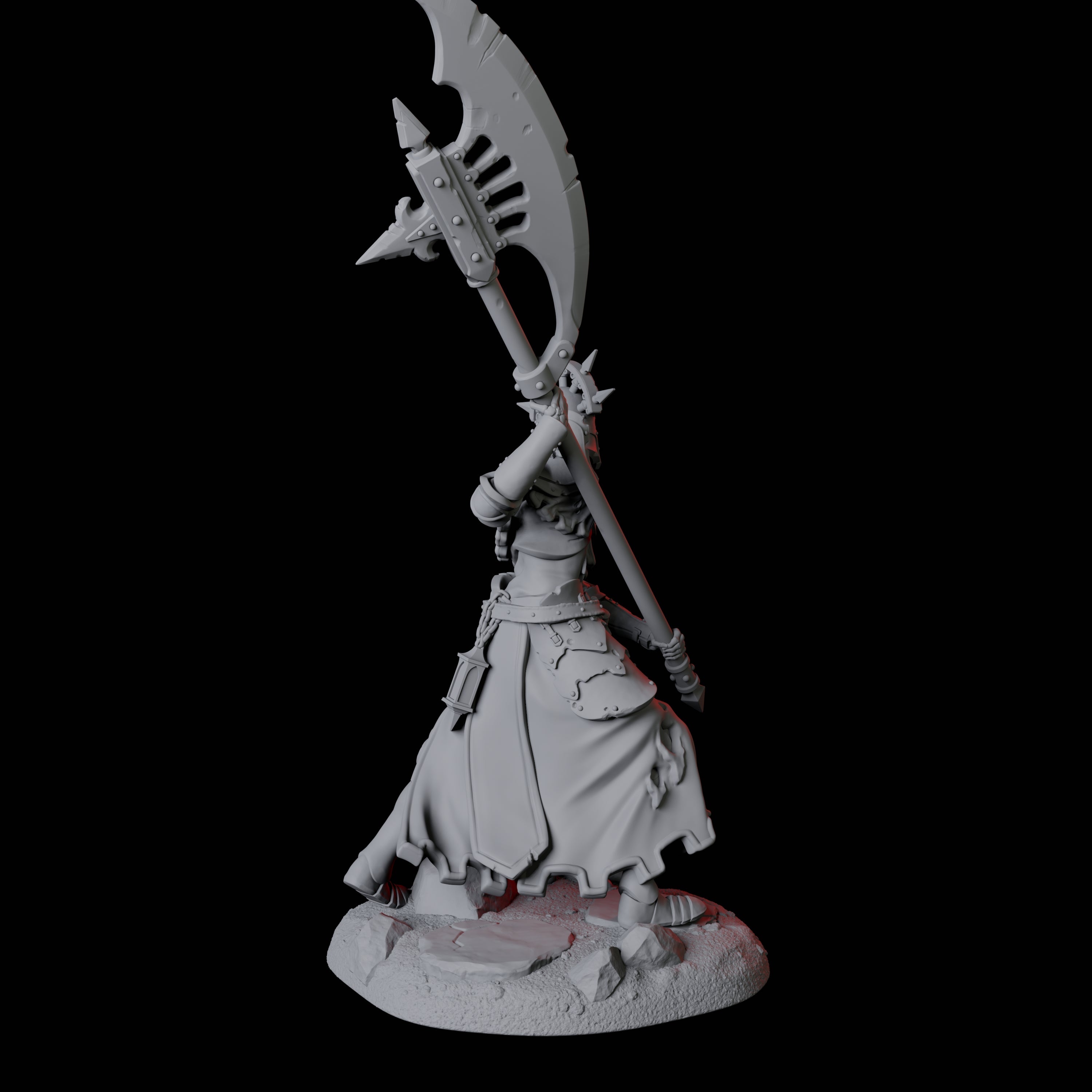 Four Roaming Undead Warriors Miniature for Dungeons and Dragons, Pathfinder or other TTRPGs