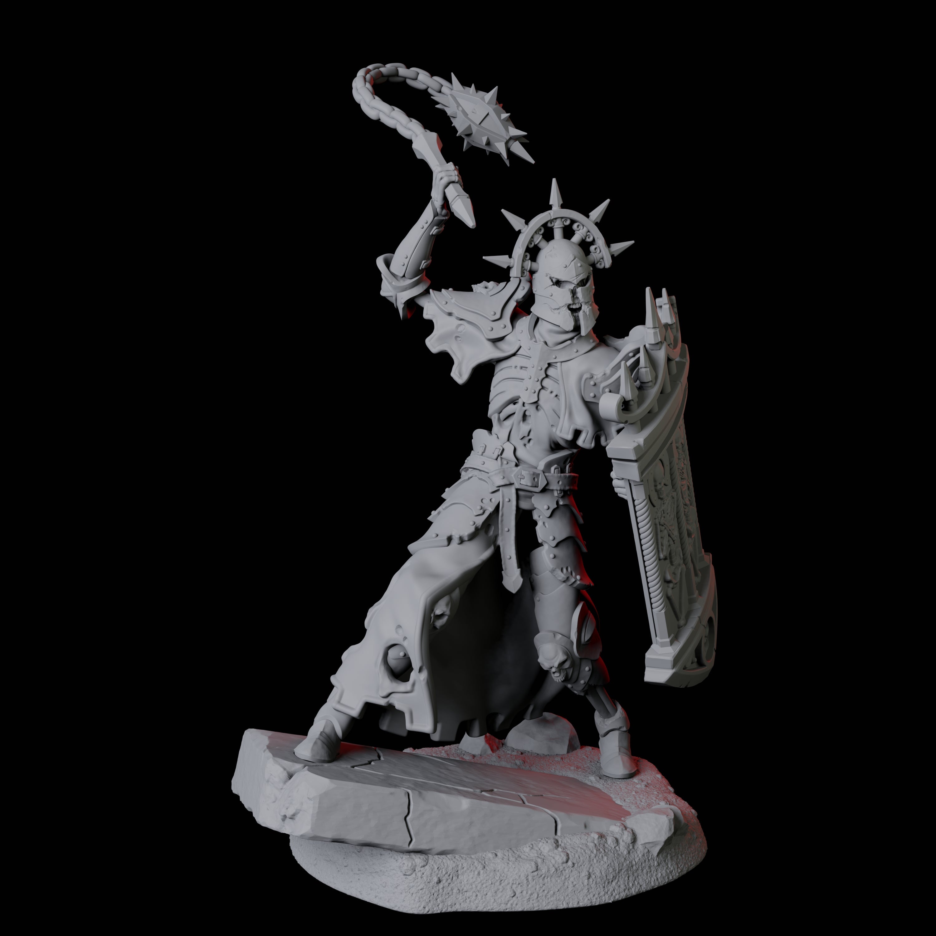 Four Roaming Undead Warriors Miniature for Dungeons and Dragons, Pathfinder or other TTRPGs