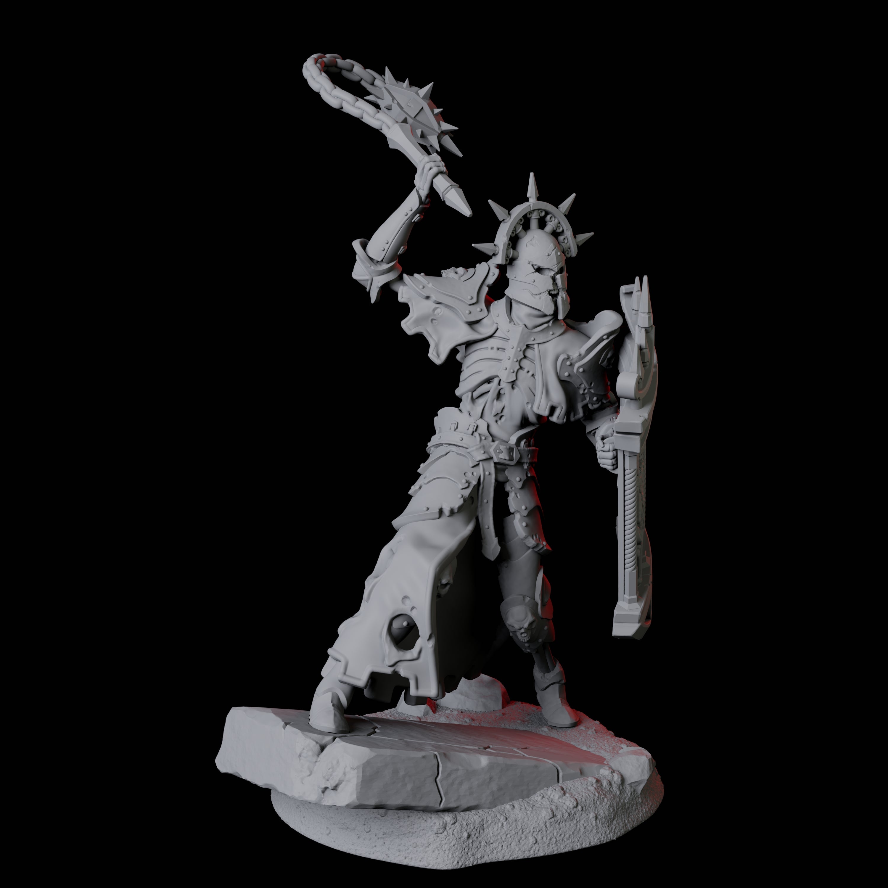 Four Roaming Undead Warriors Miniature for Dungeons and Dragons, Pathfinder or other TTRPGs