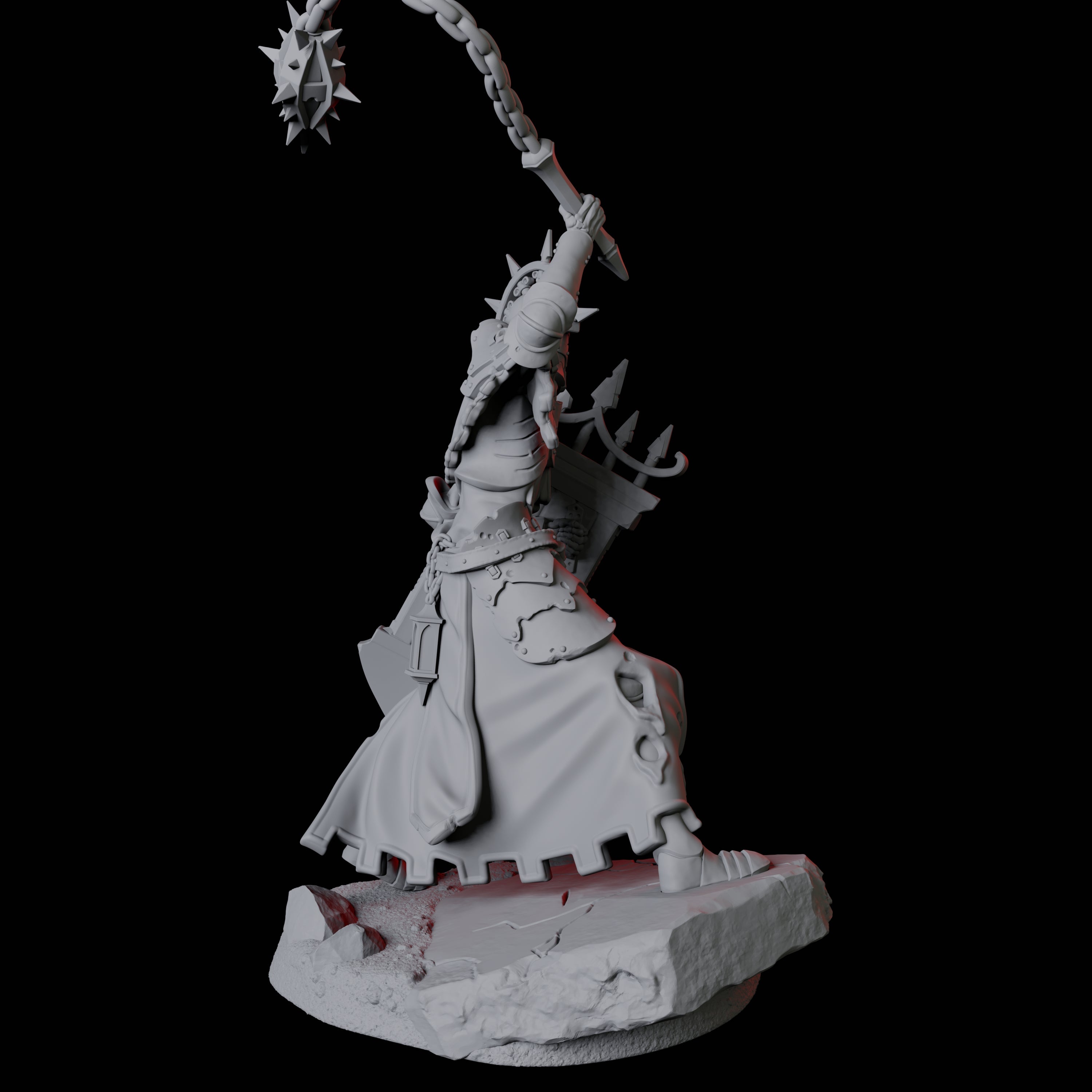 Four Roaming Undead Warriors Miniature for Dungeons and Dragons, Pathfinder or other TTRPGs