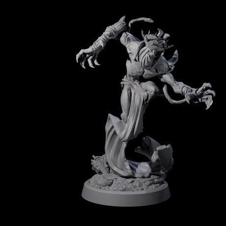Four Sandy Wraith Lords Miniature for Dungeons and Dragons, Pathfinder or other TTRPGs