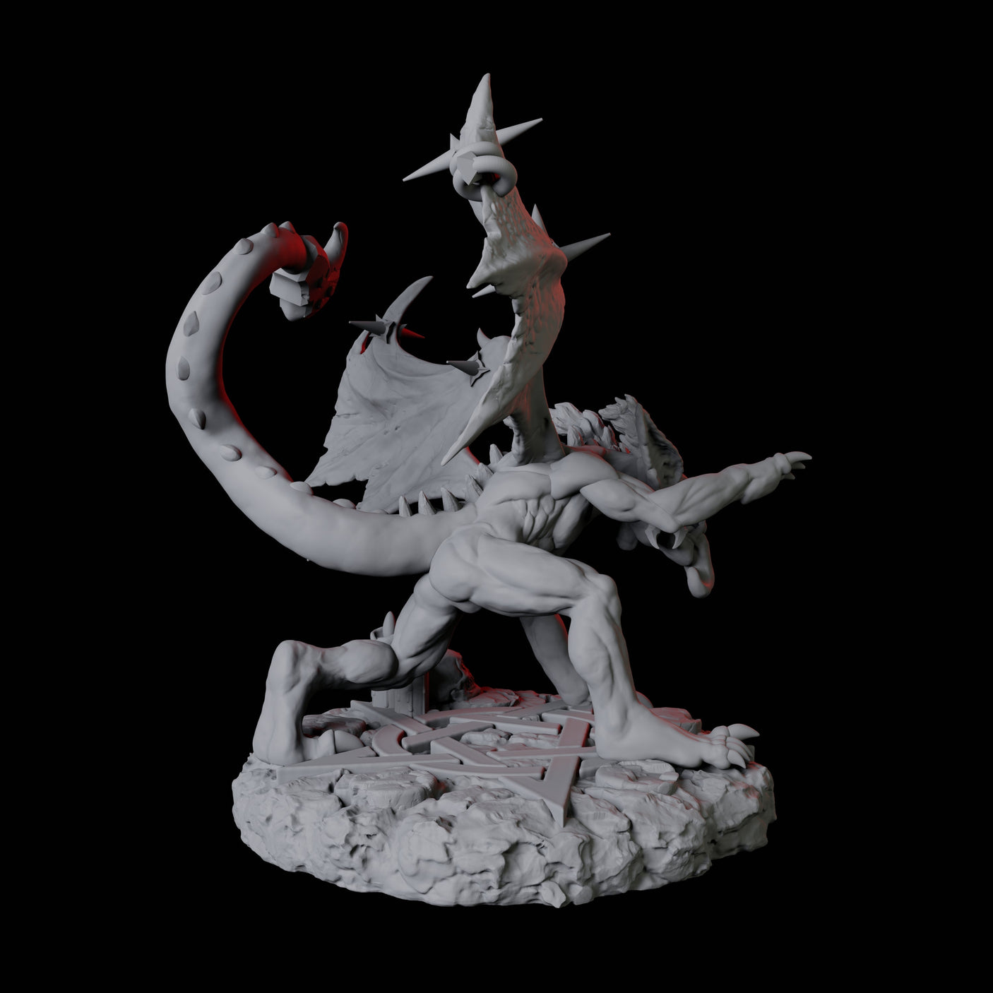 Four Sassy Imps Miniature for Dungeons and Dragons, Pathfinder or other TTRPGs