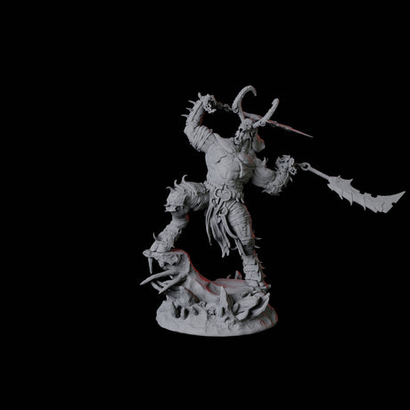 Four Savage Roru Demons Miniature for Dungeons and Dragons, Pathfinder or other TTRPGs