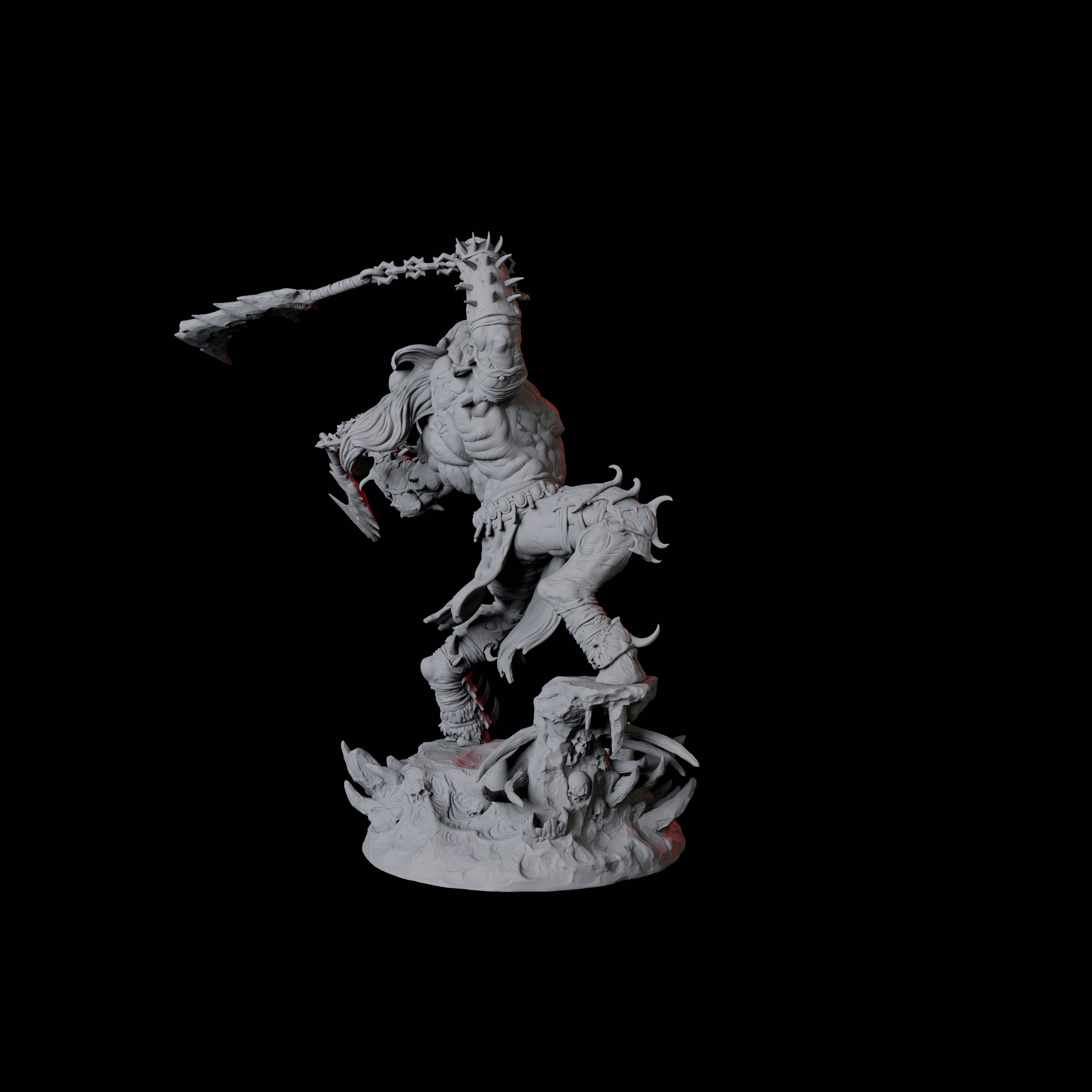 Four Savage Roru Demons Miniature for Dungeons and Dragons, Pathfinder or other TTRPGs